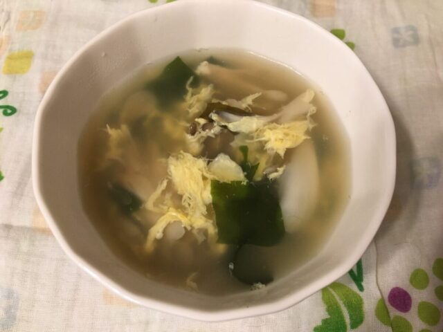 舞茸の中華スープ